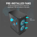 Ant Value Chassis VM10 Black ( Chassis Without Power Supply ) Black