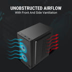 Ant Value Chassis VM10 Black ( Chassis Without Power Supply ) Black