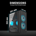 Ant Value Chassis VM10 Black ( Chassis Without Power Supply ) Black