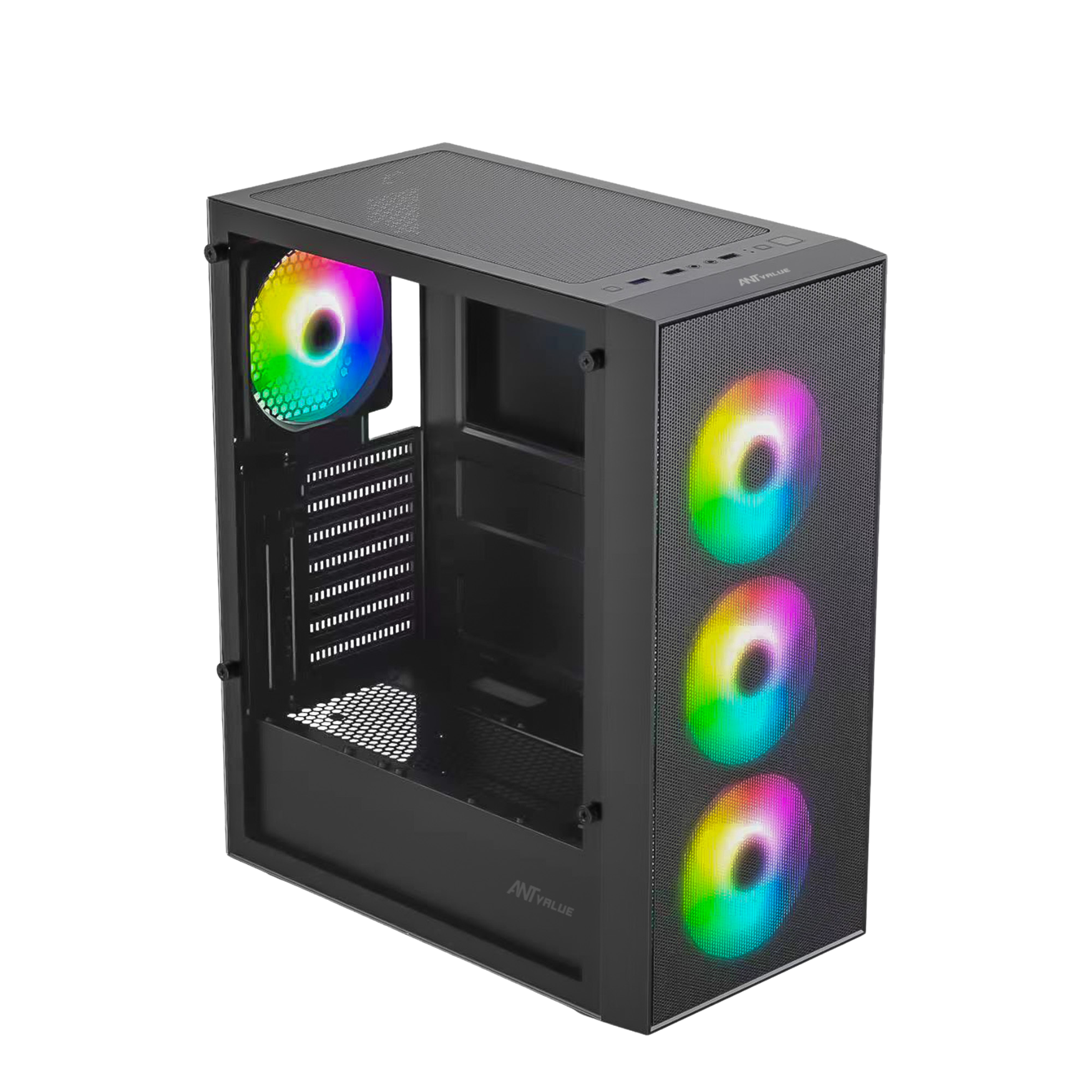 Ant Value Chassis VM40 Black ( Chassis Without Power Supply )