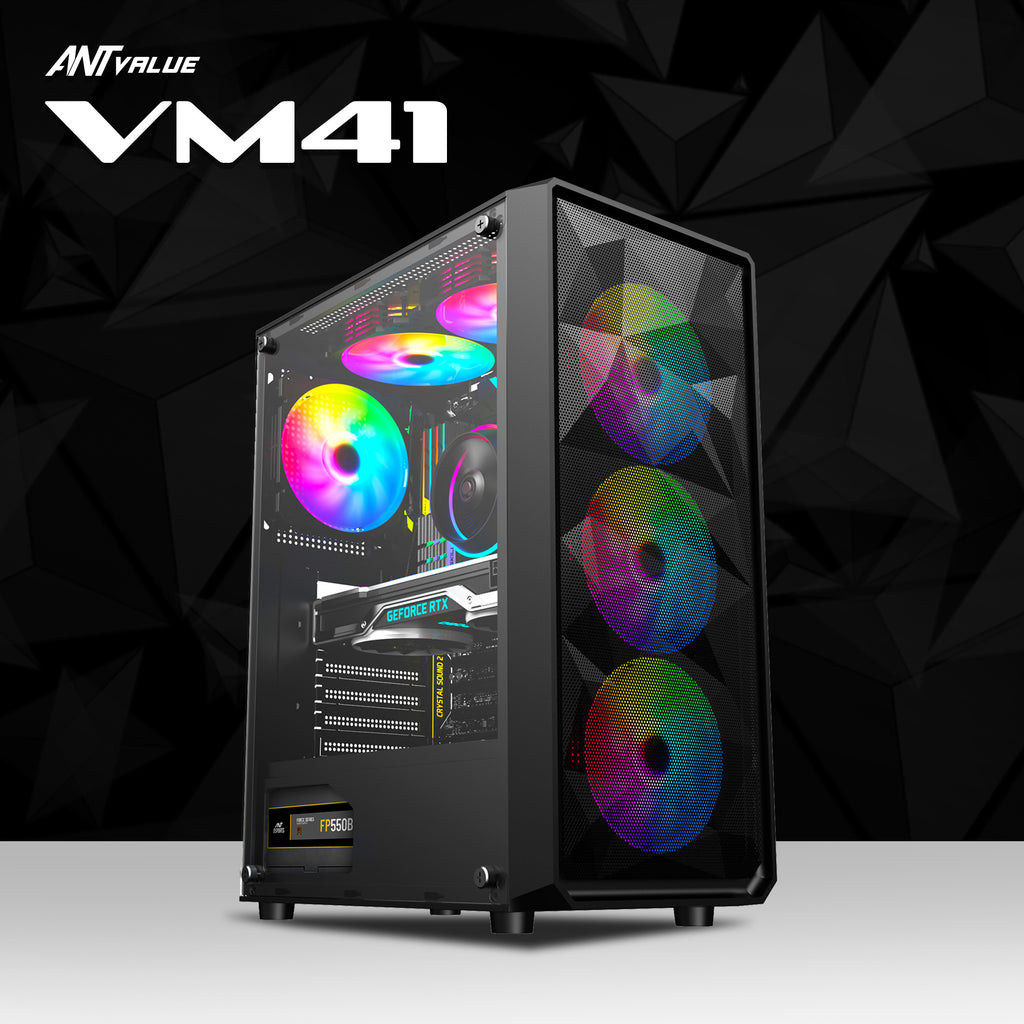 Ant Value Chassis VM41 Black ( Chassis Without Power Supply )
