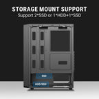 Ant Value Chassis VM41 Black ( Chassis Without Power Supply )