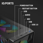 Ant Value Chassis VM41 Black ( Chassis Without Power Supply )
