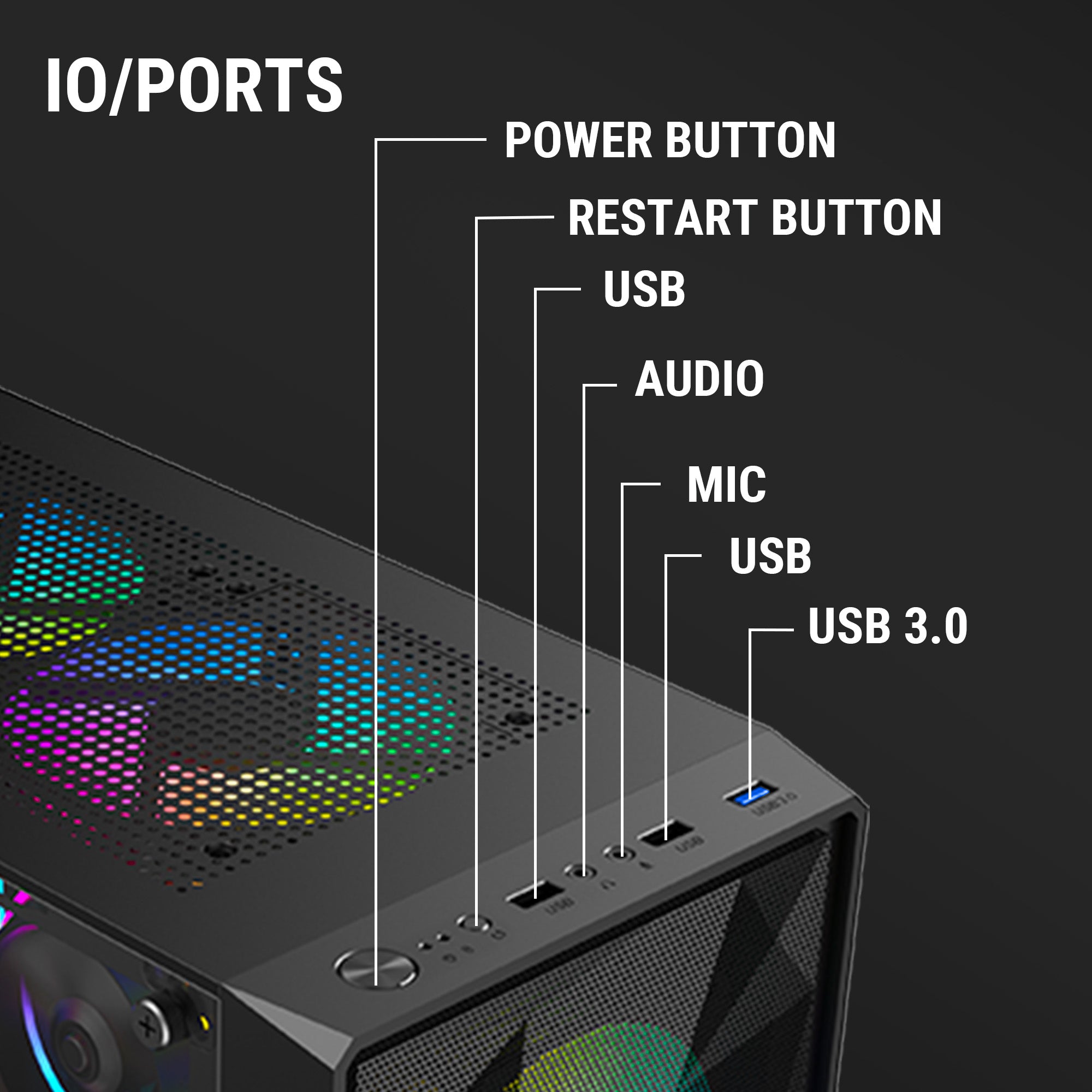 Ant Value Chassis VM41 Black ( Chassis Without Power Supply )