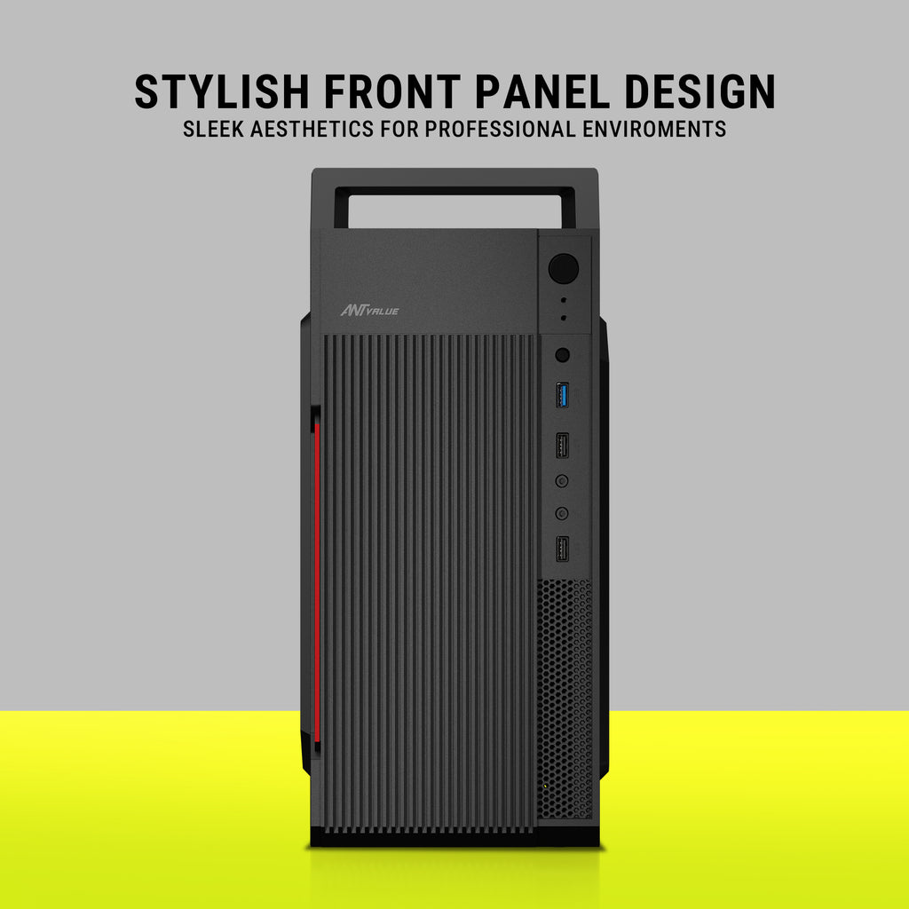 ANT ESPORTS CABINET WITH POWER SUPPLY BLACK - VM5P