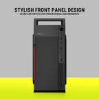 ANT ESPORTS CABINET WITH POWER SUPPLY BLACK - VM5P