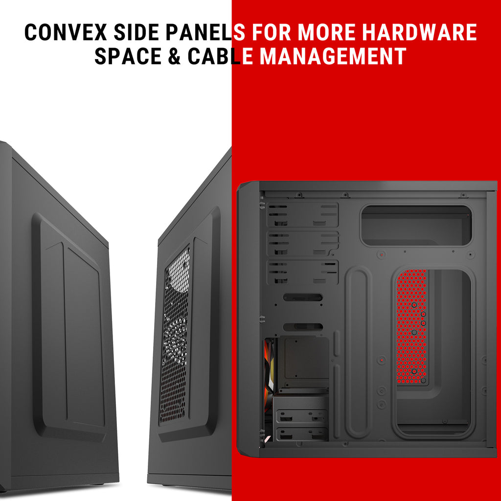 Ant Value Chassis X1 ( Chassis Without Power Supply ) Black