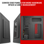 Ant Value Chassis X1 ( Chassis Without Power Supply ) Black