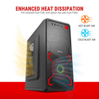Ant Value Chassis X1 ( Chassis Without Power Supply ) Black