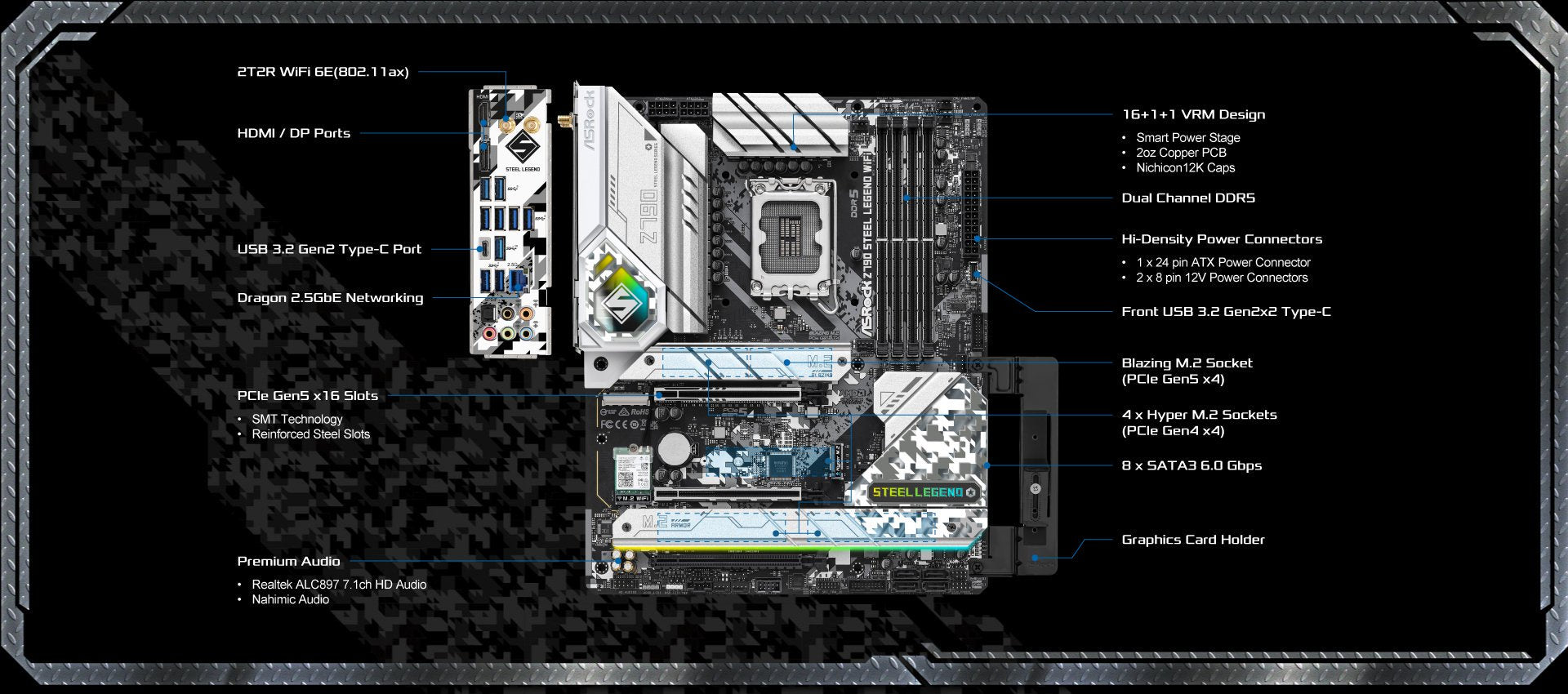 ASROCK Z790 Steel Legend WiFi