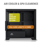 Ant Esports Chassis ZEN WOOD C3 ( Chassis Without Power Supply )