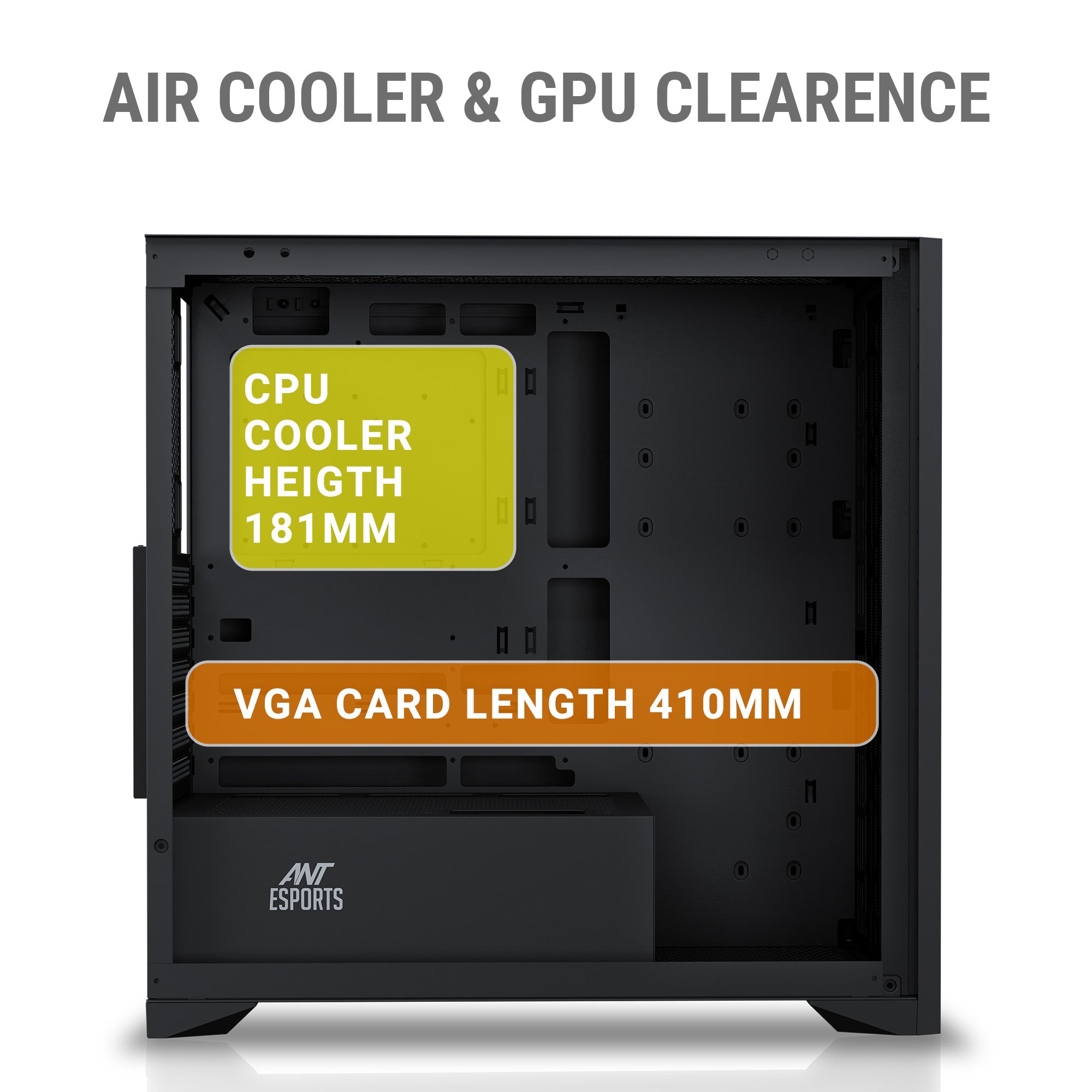 Ant Esports Chassis ZEN WOOD C3 ( Chassis Without Power Supply )