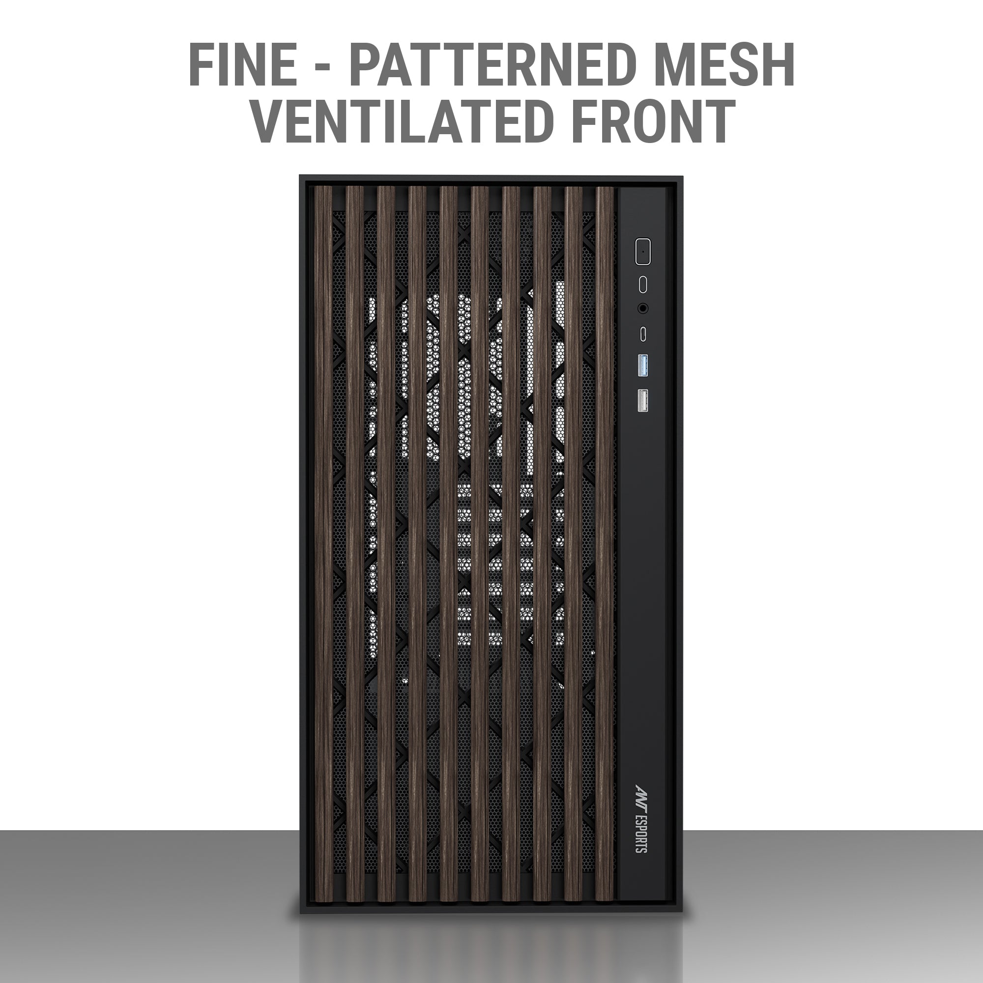 Ant Esports Chassis ZEN WOOD C3 ( Chassis Without Power Supply )