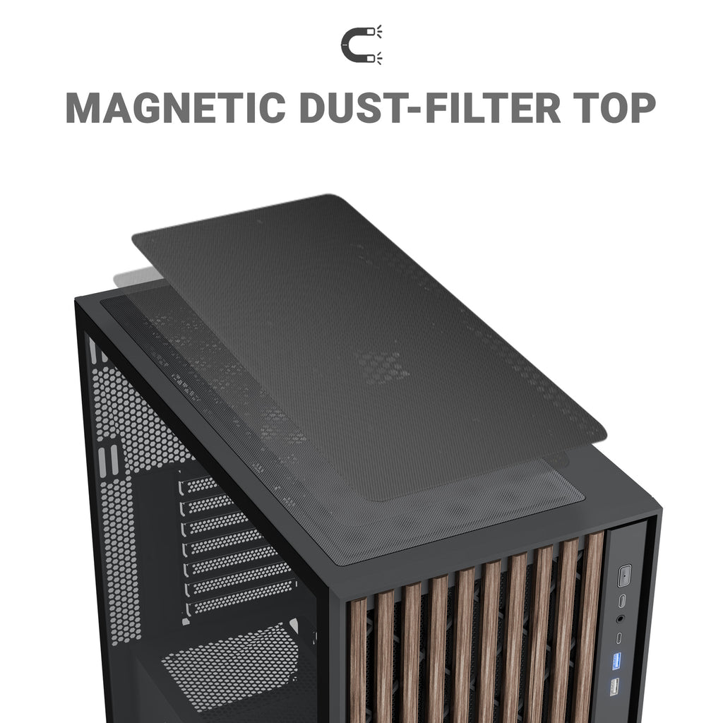 Ant Esports Chassis ZEN WOOD C3 ( Chassis Without Power Supply )