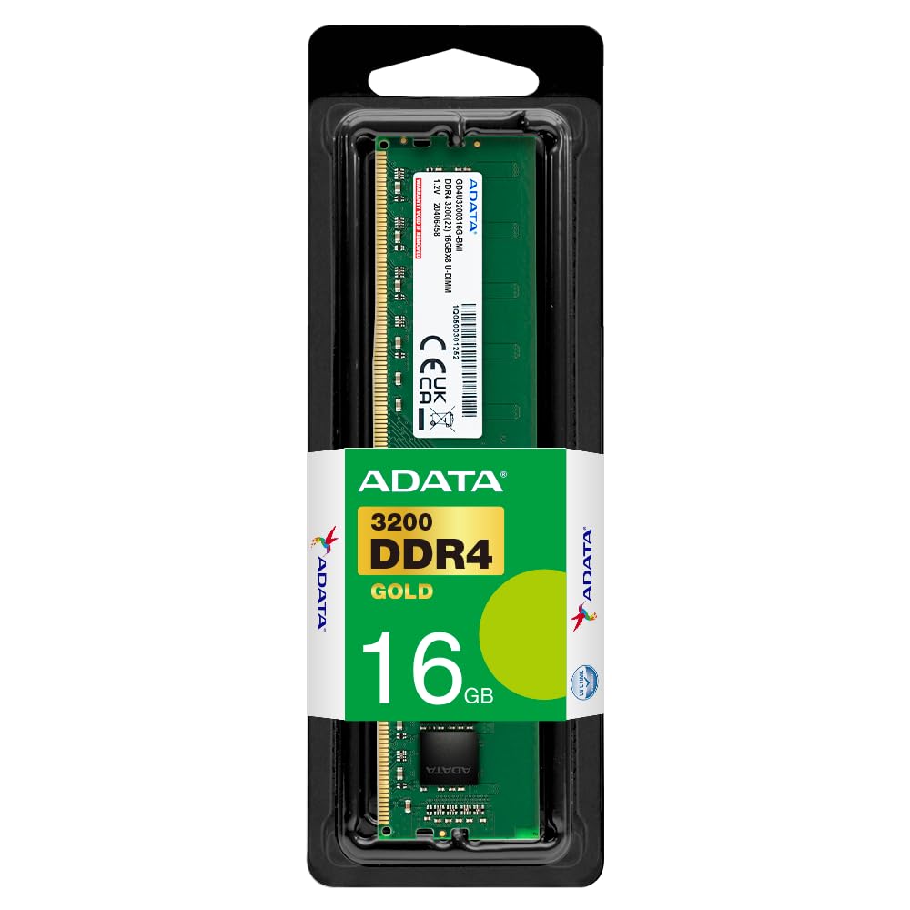 ADATA Premier 16GB 3200MHz U-DIMM DDR4 Desktop Memory - Pakshal Impex
