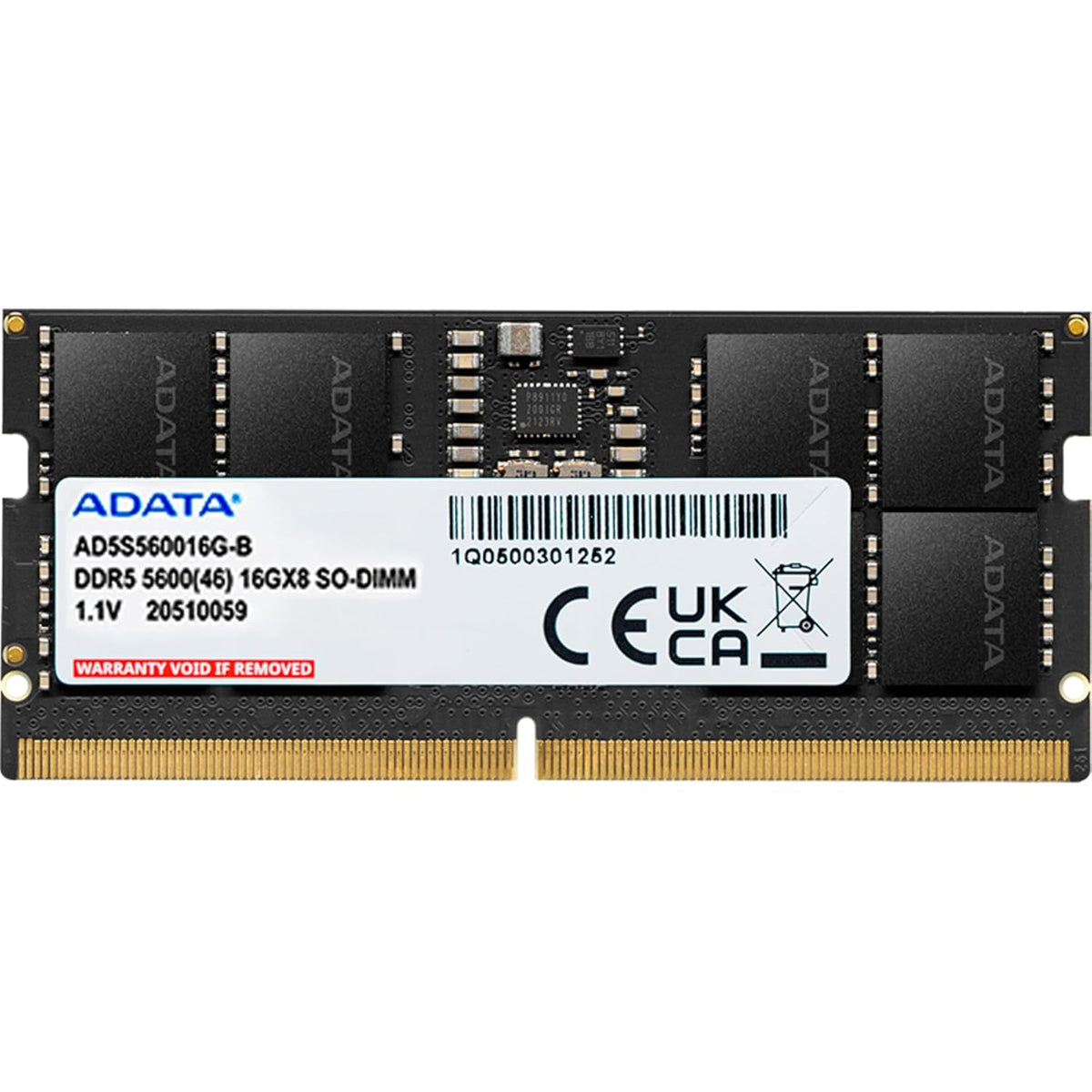 ADATA Premier 16GB DDR5 5600MHz Laptop RAM - Pakshal Impex