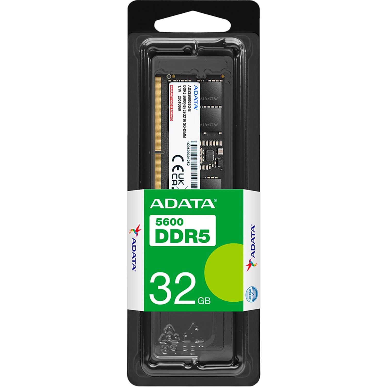 ADATA Premier 32GB 5600MHz SO-DIMM DDR5 Laptop Memory - Pakshal Impex