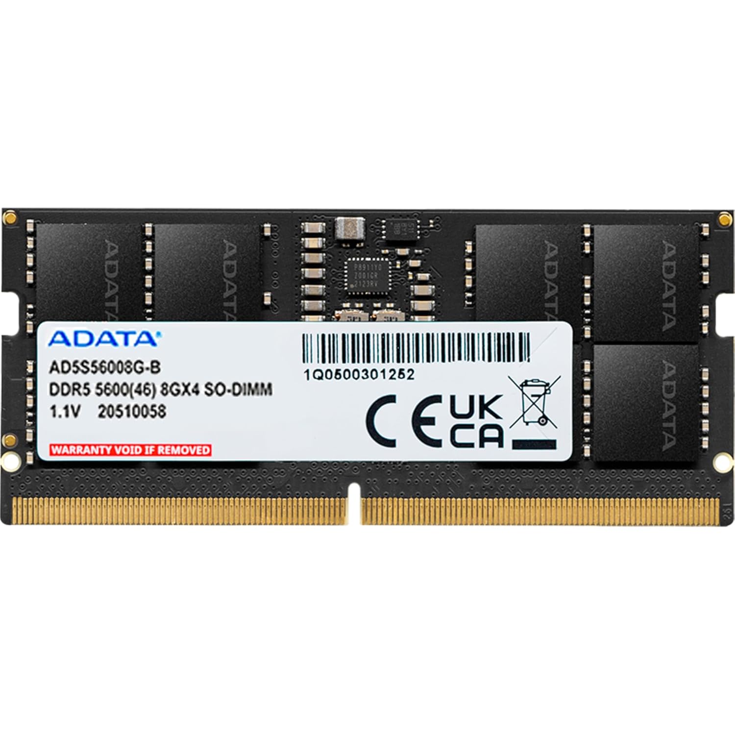 ADATA Premier 8GB 5600MHz SO-DIMM DDR5 Laptop Memory - Pakshal Impex