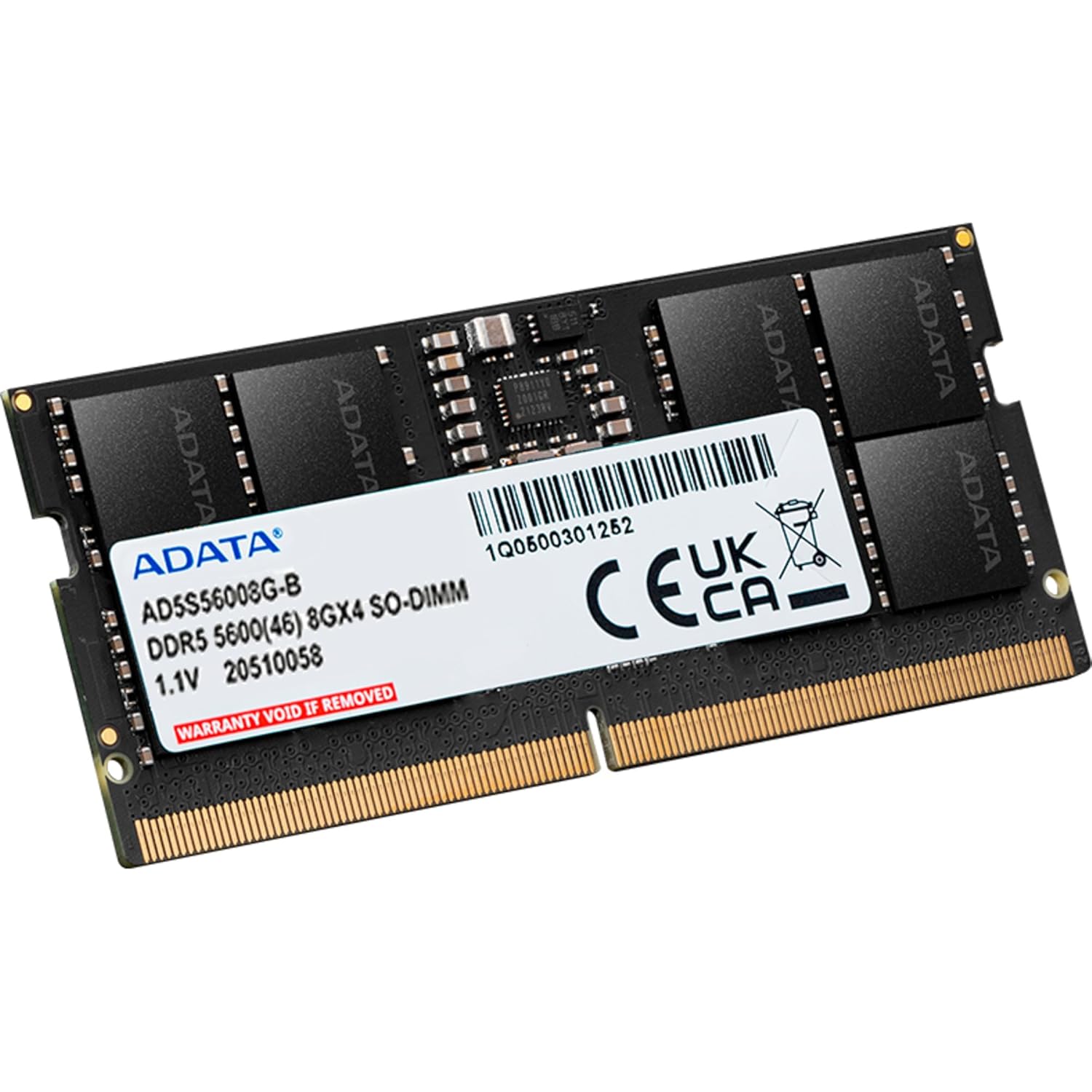 ADATA Premier 8GB 5600MHz SO-DIMM DDR5 Laptop Memory - Pakshal Impex