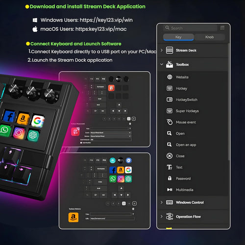 ANT EPSORTS –WIRED RGB STREAM DECK MECHANICAL KEYBOARD BLACK – APEX 400 - Pakshal Impex