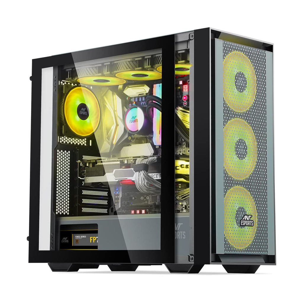 Ant Esports 690 Air Black ( Computer Chassis Without PSU) - Pakshal Impex