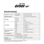 Ant Esports 690 Air Black ( Computer Chassis Without PSU) - Pakshal Impex