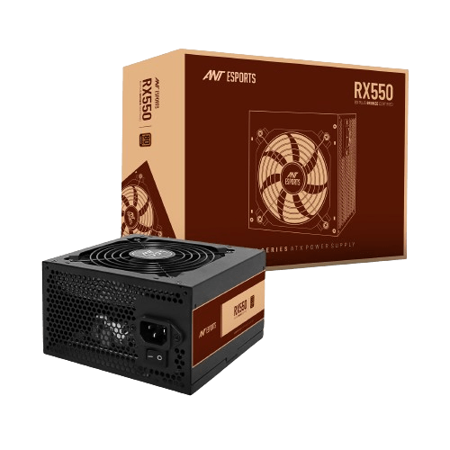 ANT ESPORTS 80+ BRONZE 550WATTS SMPS BLACK - RX550 - Pakshal Impex