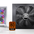 ANT ESPORTS 80+ BRONZE 550WATTS SMPS BLACK - RX550 - Pakshal Impex