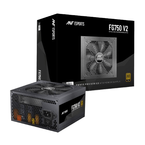 ANT ESPORTS 80+ GOLD 750 WATTS SMPS - FG750V2 - Pakshal Impex