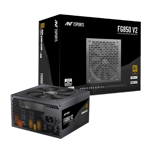 ANT ESPORTS 80+ GOLD 850 WATTS SMPS - FG850V2 - Pakshal Impex