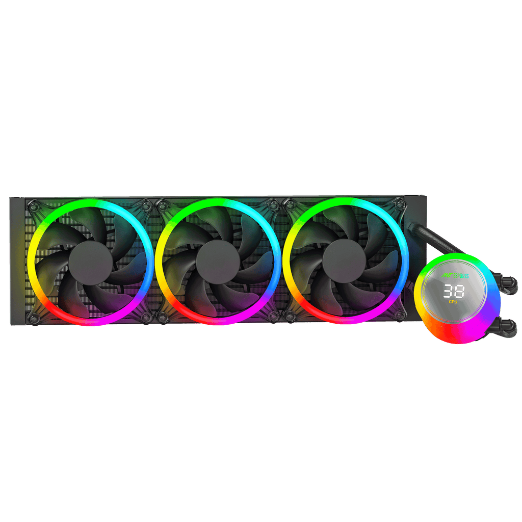 ANT ESPORTS ARGB COOLER BLACK - ICECHROMA 360 - Pakshal Impex