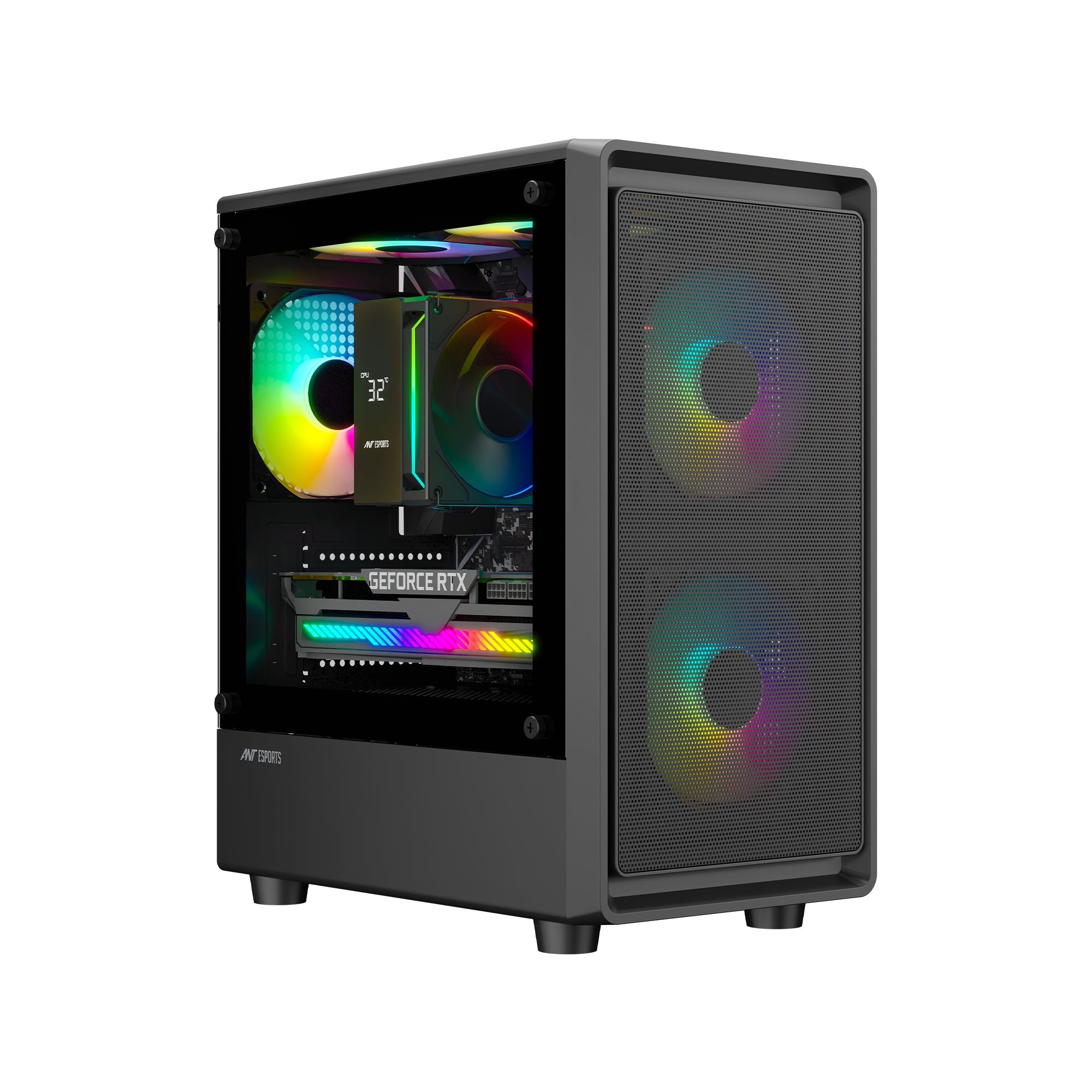 ANT ESPORTS CABINET BLACK - 400 AIR MINI - Pakshal Impex