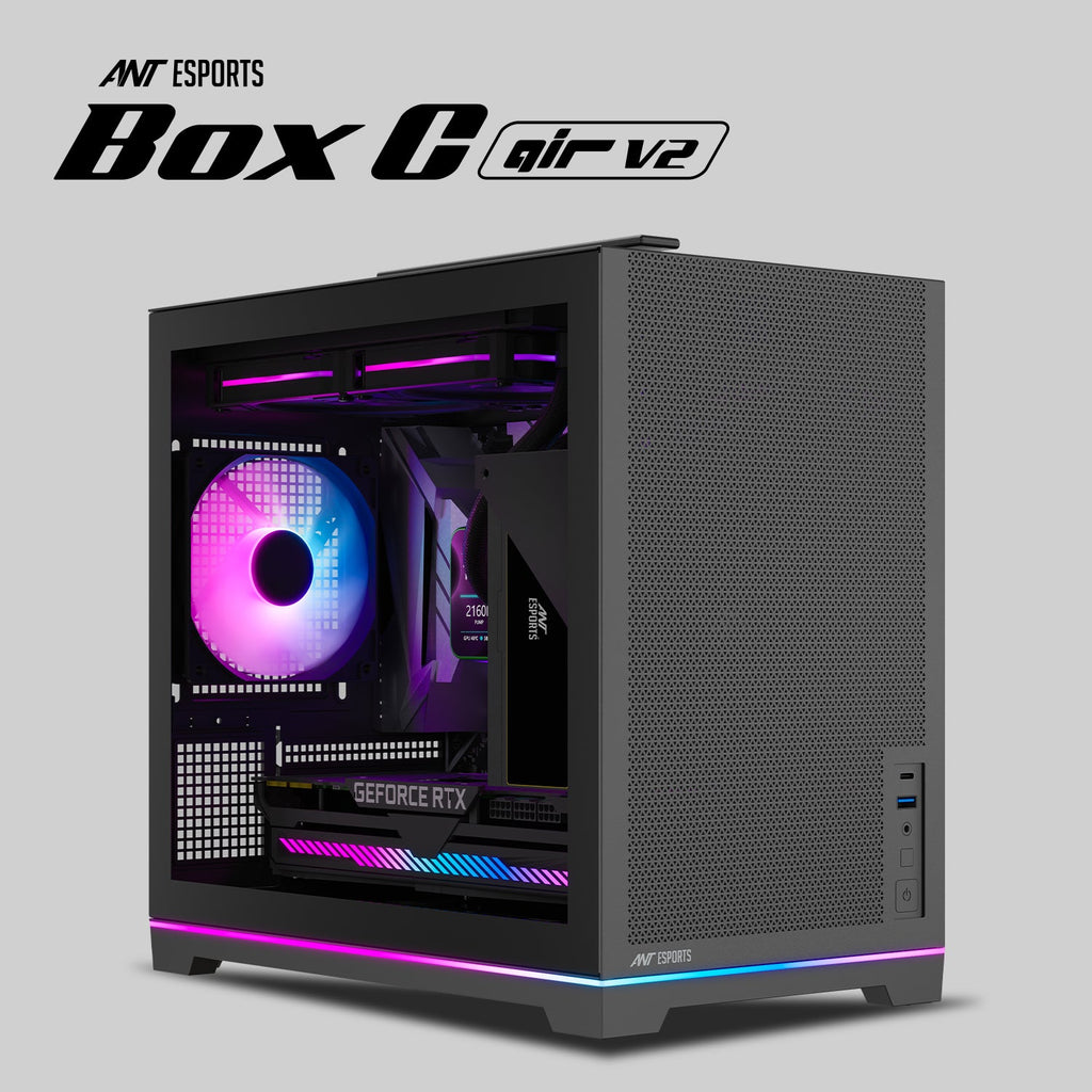 ANT ESPORTS CABINET BLACK - BOX C AIR V2 - Pakshal Impex