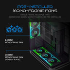 ANT ESPORTS CABINET BLACK - CRYSTAL ARC PRO - Pakshal Impex