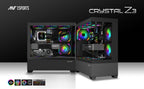 ANT ESPORTS CABINET BLACK - CRYSTAL Z3 - Pakshal Impex