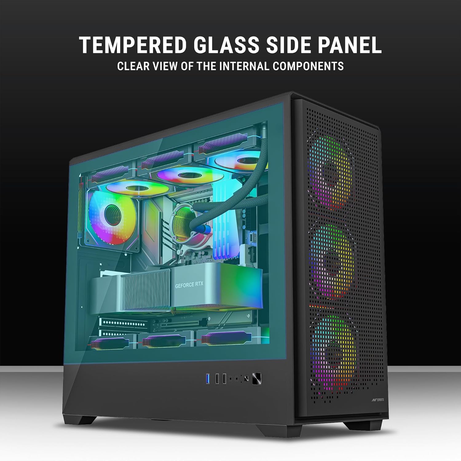 ANT ESPORTS CABINET BLACK - EVO360 LITE - Pakshal Impex
