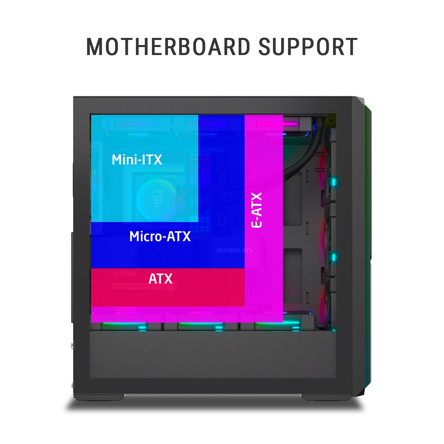 ANT ESPORTS CABINET BLACK - MESHX 360 - Pakshal Impex