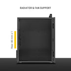 ANT ESPORTS CABINET BLACK - Si10 - Pakshal Impex