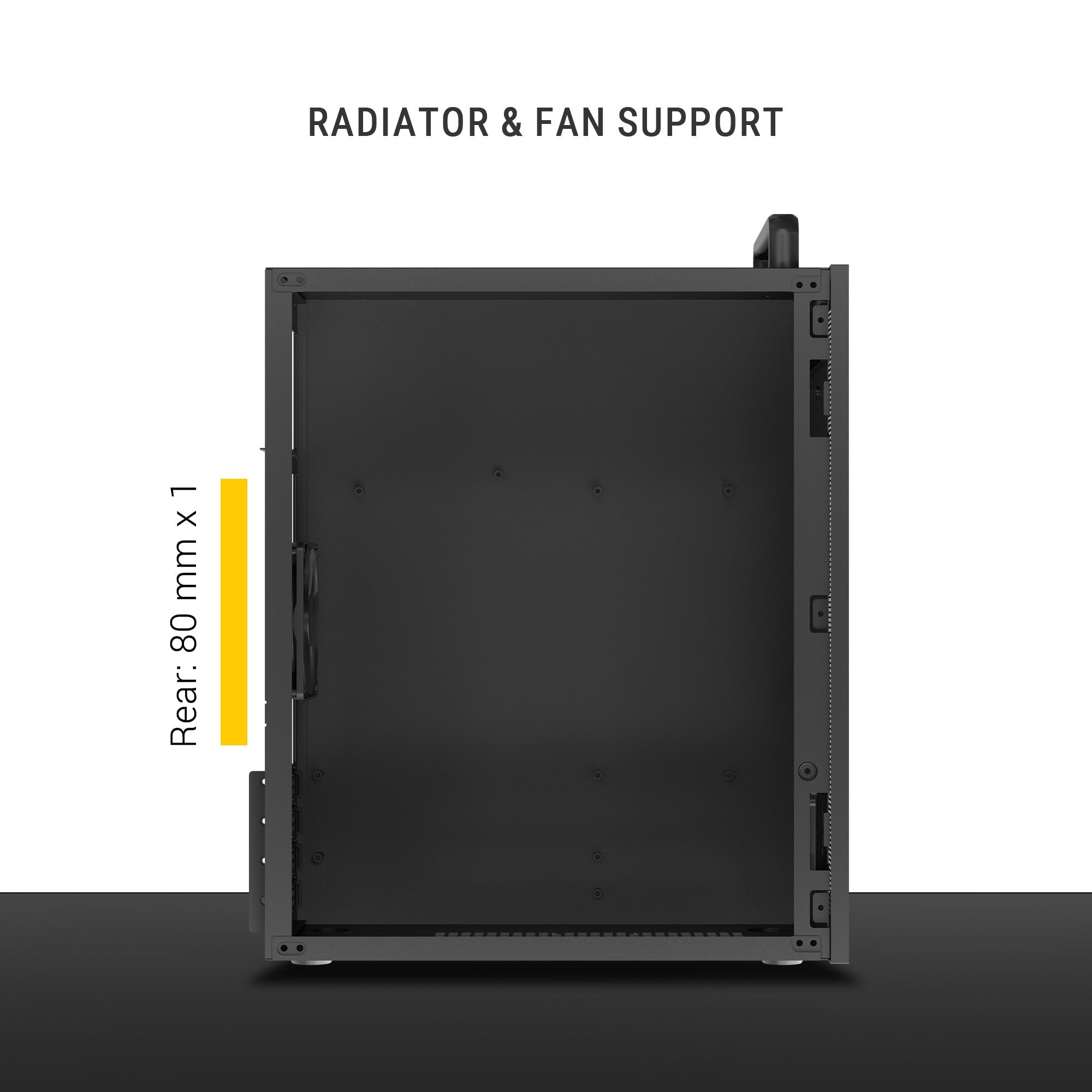 ANT ESPORTS CABINET BLACK - Si10 - Pakshal Impex