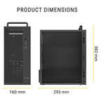 ANT ESPORTS CABINET BLACK - Si10 - Pakshal Impex