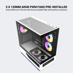 ANT ESPORTS CABINET BLACK & WHITE - CRYSTAL SPECTRA - Pakshal Impex