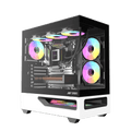 ANT ESPORTS CABINET BLACK & WHITE - CRYSTAL SPECTRA - Pakshal Impex