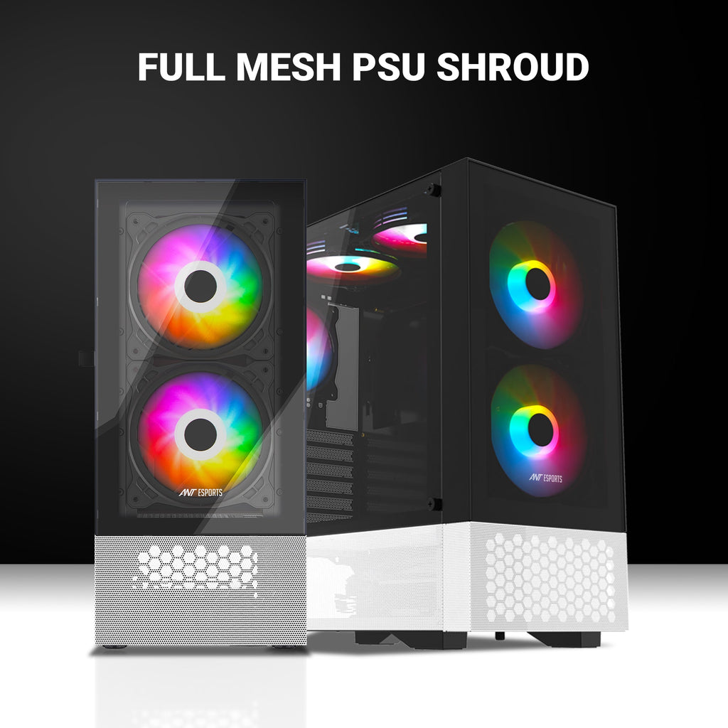 ANT ESPORTS CABINET BLACK & WHITE - PEPPER 5F - Pakshal Impex