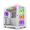 ANT ESPORTS CABINET WITH FANS WHITE - CRYSTAL XL - Pakshal Impex