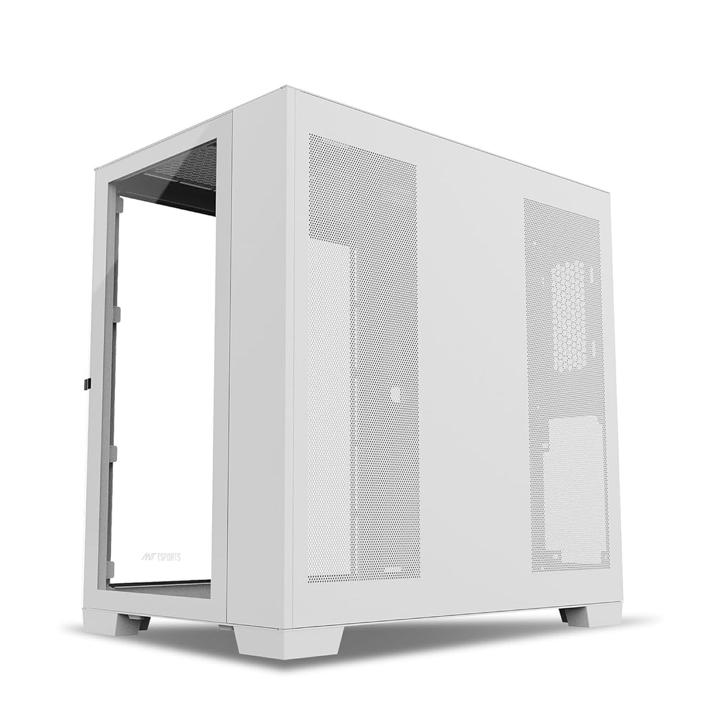 ANT ESPORTS CABINET WITH FANS WHITE - CRYSTAL XL - Pakshal Impex