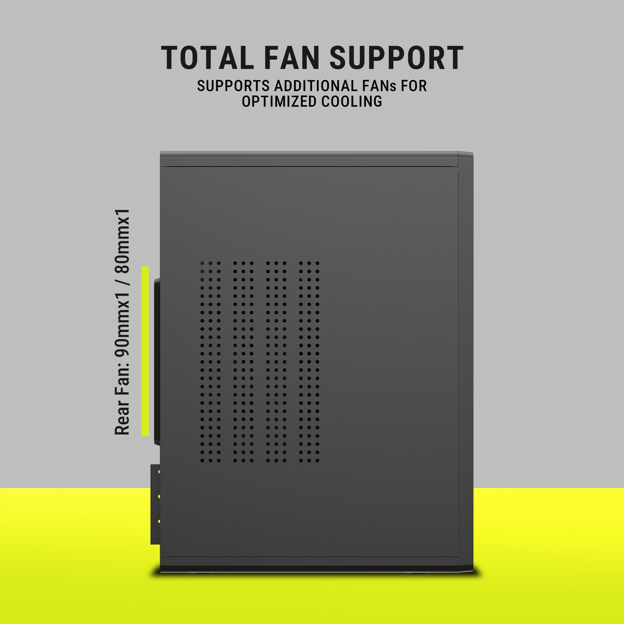 ANT ESPORTS CABINET WITH POWER SUPPLY BLACK - VM3P - Pakshal Impex