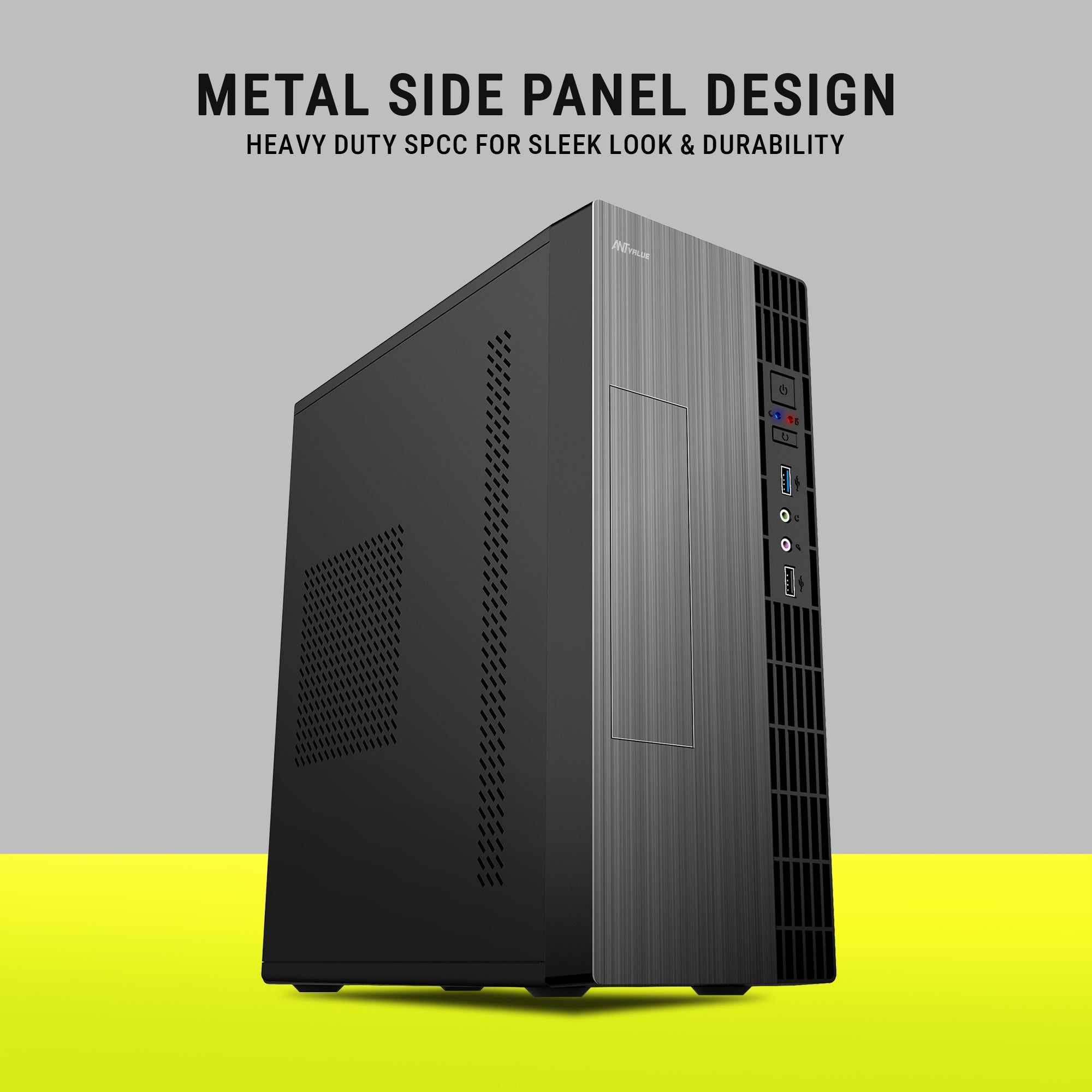 ANT ESPORTS CABINET WITH POWER SUPPLY BLACK - VM7P - Pakshal Impex
