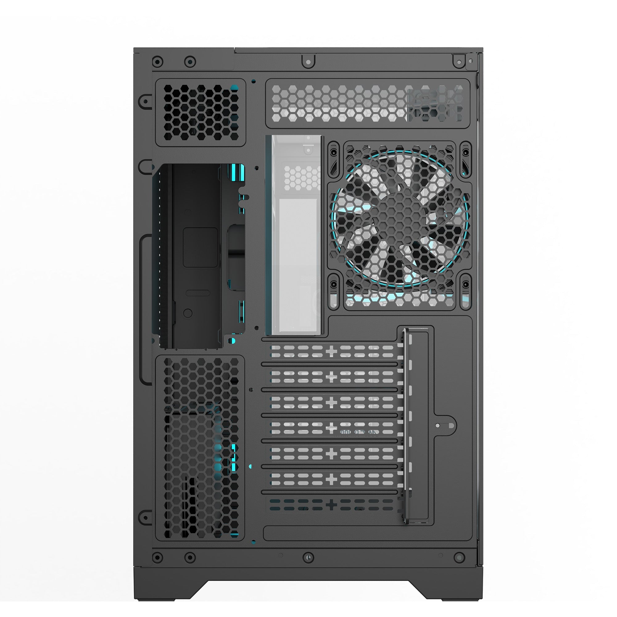 Ant Esports Chassis Crystal Mirror - Black ( Chassis Without Power Supply ) - Pakshal Impex
