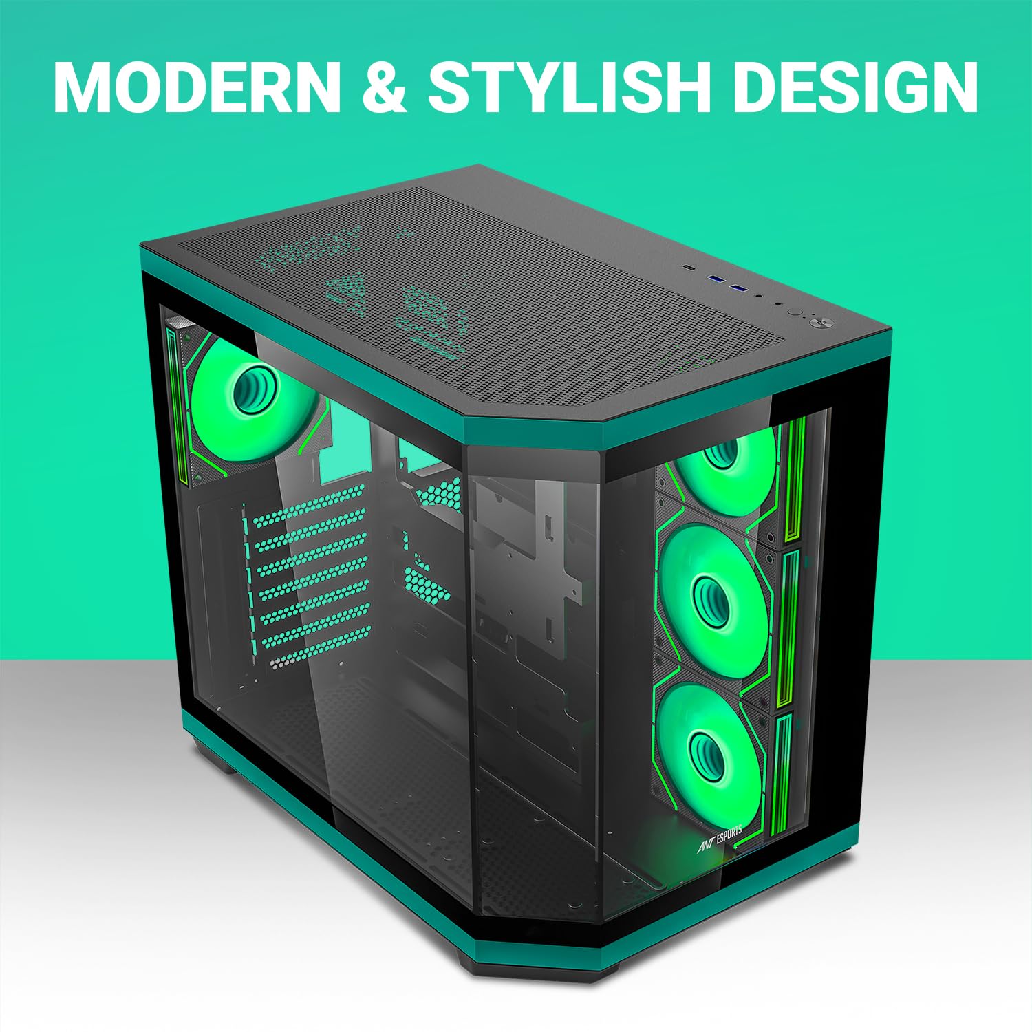 Ant Esports Chassis CRYSTAL X11 ( Chassis Without PSU ) - Pakshal Impex