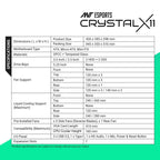 Ant Esports Chassis CRYSTAL X11 ( Chassis Without PSU ) - Pakshal Impex